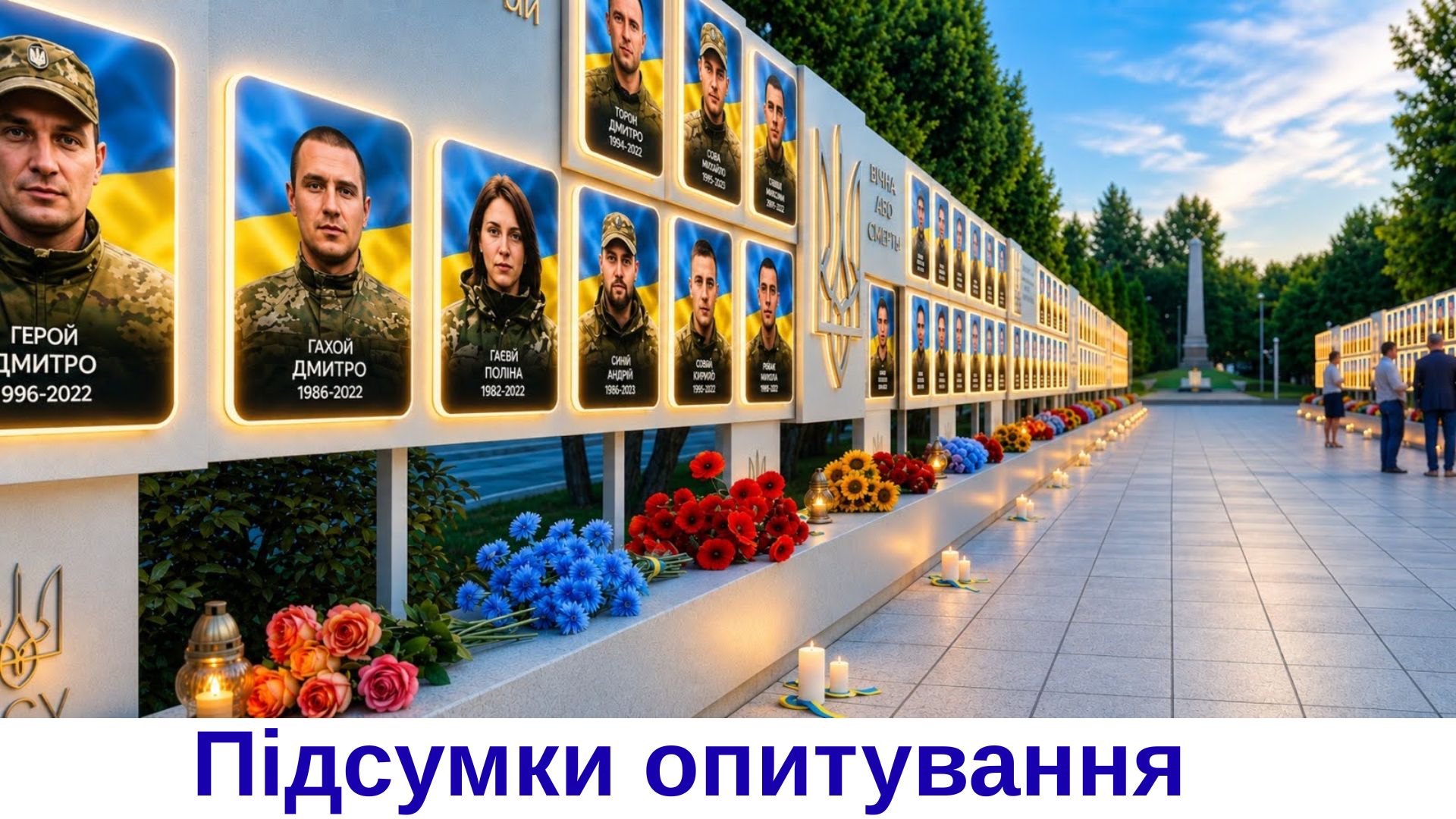 Фотографія проєкт Алеї пам'яті
